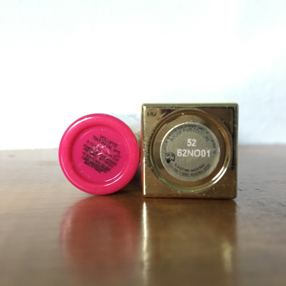 YSL Rouge Pur Couture lipstick&Volupte Tint-in-oil